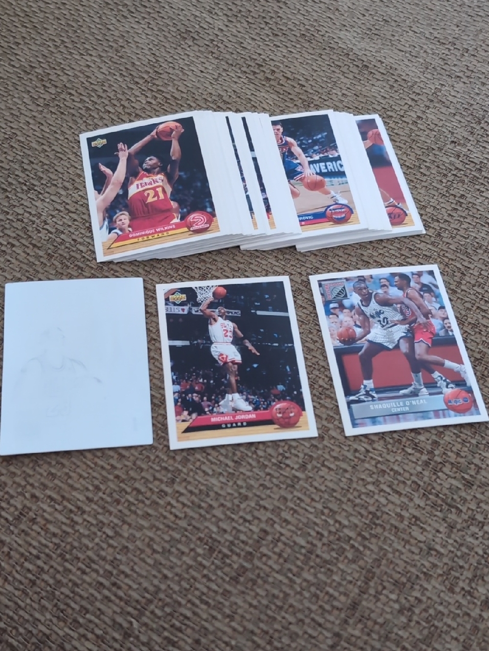 1991-92 McDonalds 1-50 Set W/Jordan Holo Vintage Basketball Card Set NICE SET